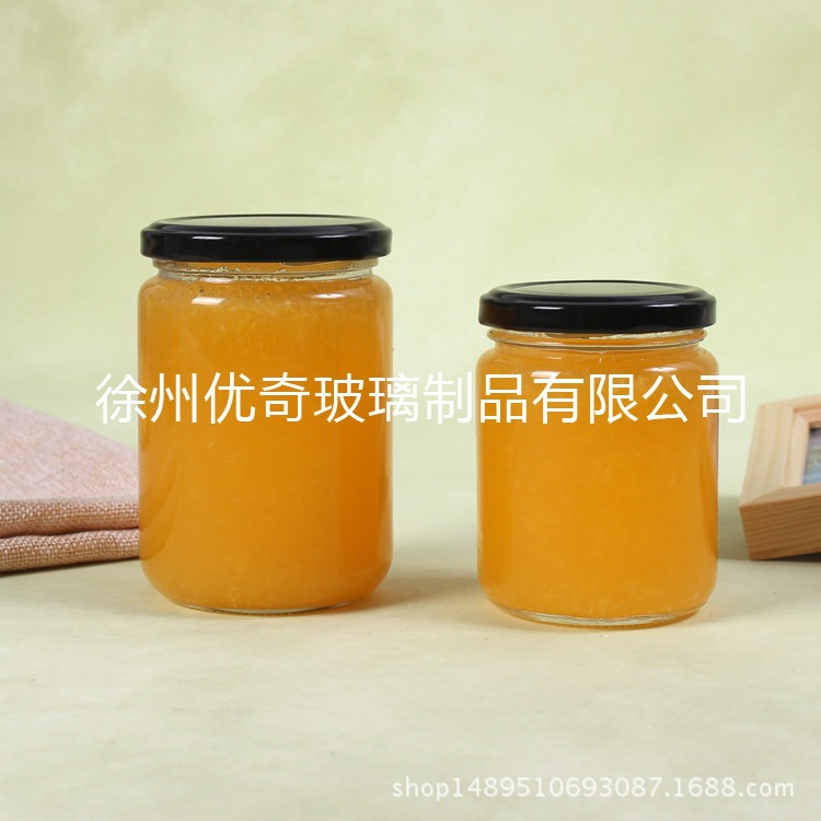 供应酱菜瓶 批发玻璃瓶 高档果酱瓶 罐头瓶 密封罐 蜂蜜