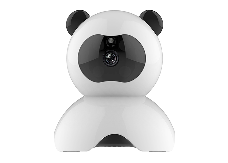 熊猫个性无线智能家用监控摄像头360度旋转安防看家宝神器 无线监控摄像头