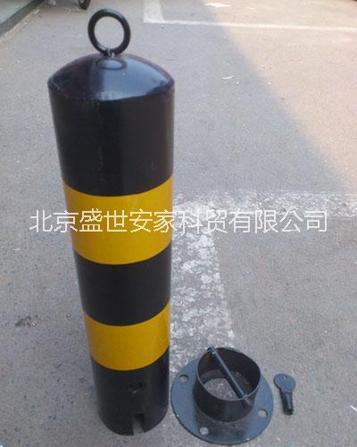 北京市固定式路桩、挡车立柱厂家供应固定式路桩、挡车立柱13439983864固定立柱警示柱规格