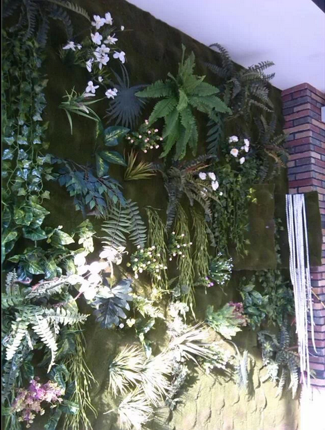 东莞市雅菲实业仿真植物墙人造植物墙形象墙装饰 仿真植物墙 人造植物墙形象墙装饰