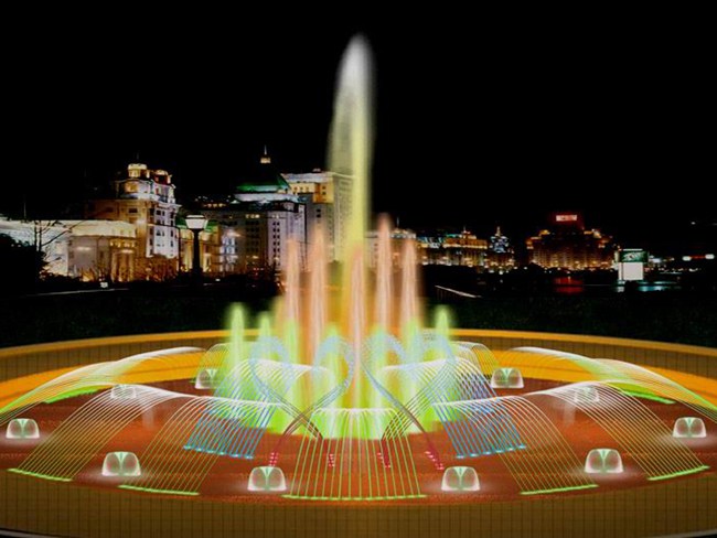 甘肃音乐喷泉公司 喷泉设备厂家 音乐喷泉设计安装公司 大型喷泉维修图片