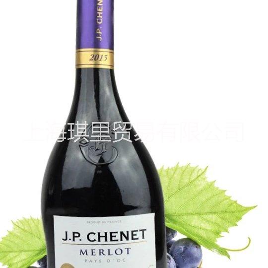 法国进口红酒 J.P.CHENE 歪脖香奈梅洛红葡萄酒
