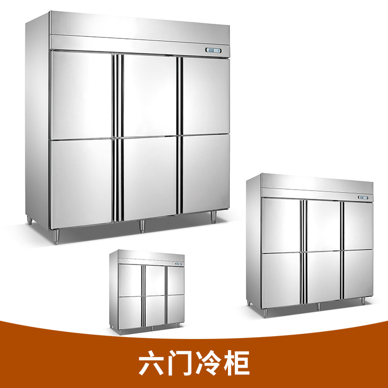 广州市六门冷柜厂家六门冷柜 商用立式六门冷冻冷藏柜 双温六门保鲜柜冷柜 厂家直供