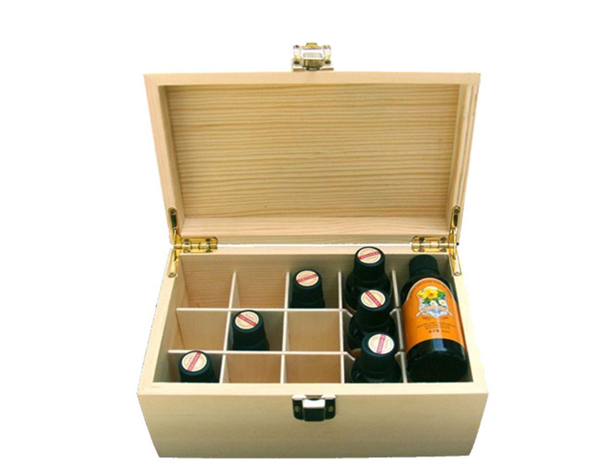东莞木盒厂家供应高光礼品精油盒 白色翻盖精油木盒 家居化妆收纳盒图片