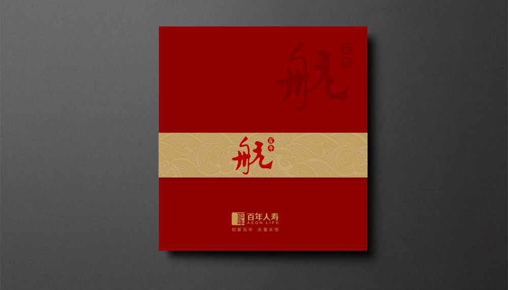 上海欧蓝广告品牌策划设计百年人寿画册设计图片