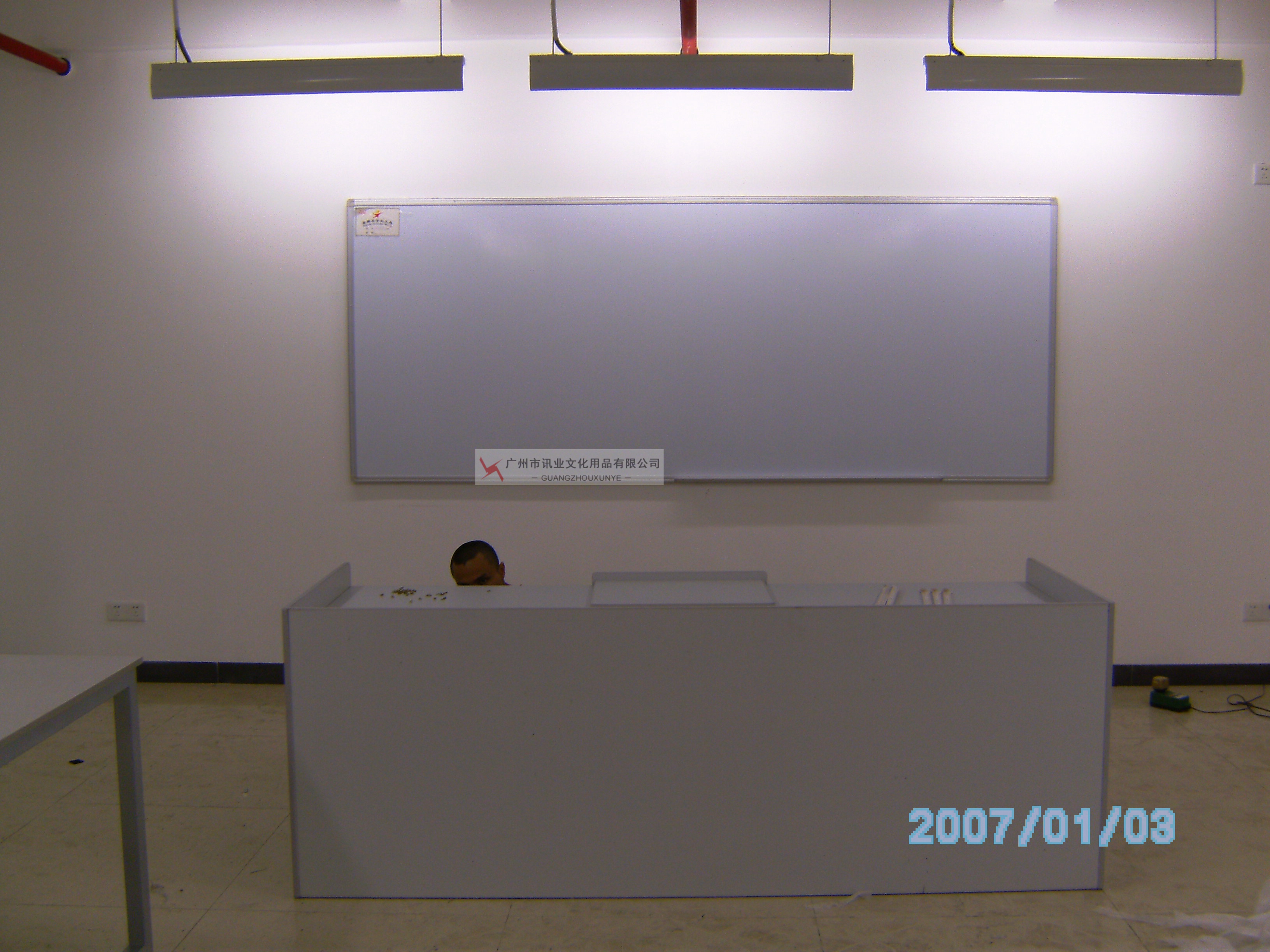 挂式磁性白板 广州白板厂家定做各规格尺寸 教学办公会议白板送货安装