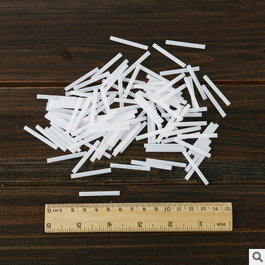 厂家直销一次性塑料管厂家定制0.45m短吸管玩具配件白色管