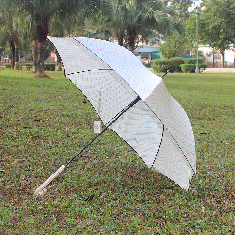 上海沙丁印花布直杆伞价格 女士洋伞LOGO定制 订购直杆伞图片