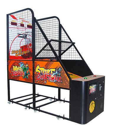 四川成都厂家直销投币篮球机，街头投篮机，包安装包维修