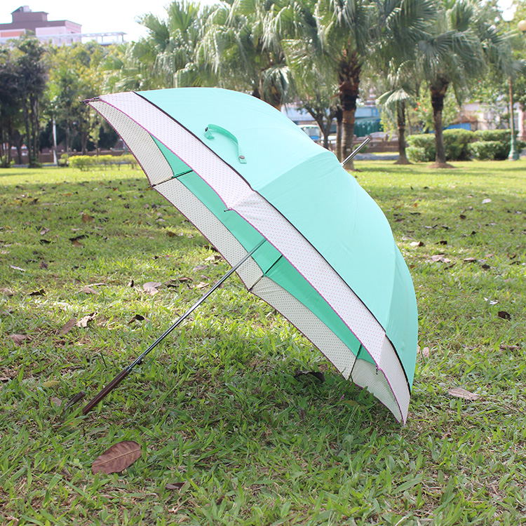 上海伞边拼接纯色晴雨伞定制 女性洋伞定制LOGO 礼品广告伞厂家图片