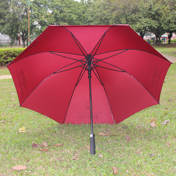 上海8K纤维防风直杆伞批发 广告伞生产厂家 礼品伞定做