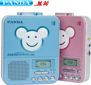 批发PANDA/熊猫F-322复读机磁带机学生英语学习录音机随身听图片