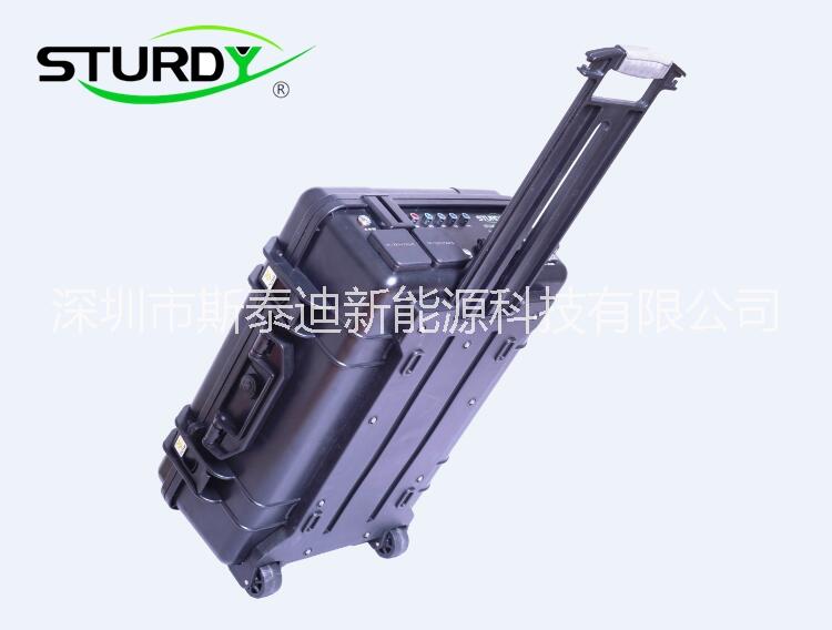 供应深圳斯泰迪STURDY-6000W户外应急备用电源箱 48V120AH超大电池容量