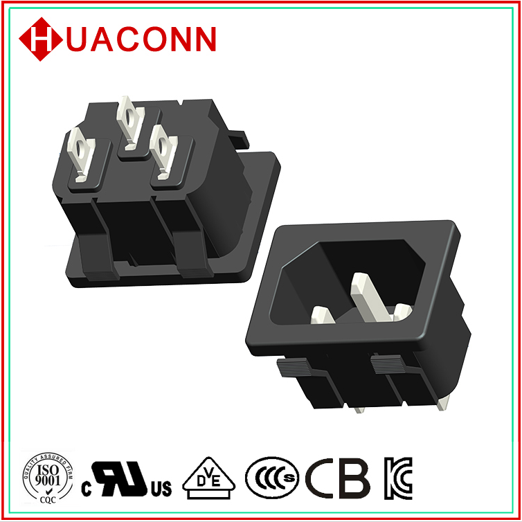 高规格AC插座 品字插座  INLET SOCKET 器具输入插座 C14 电源插座