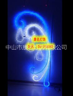 LED灯杆造型灯 灯杆造型中国结 路灯杆造型灯 春字灯