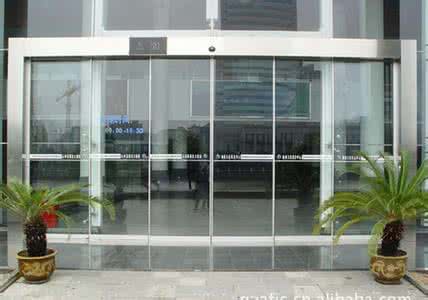 广州电动感应玻璃门 广州弧形玻璃门 广州玻璃雨棚