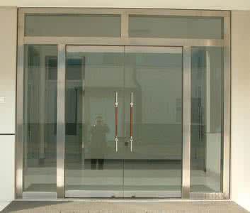 广州电动感应玻璃门 广州弧形玻璃门 广州玻璃雨棚