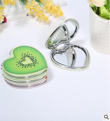 韩国时尚定制心型化妆镜梳妆镜定制款迷你可折叠小镜子