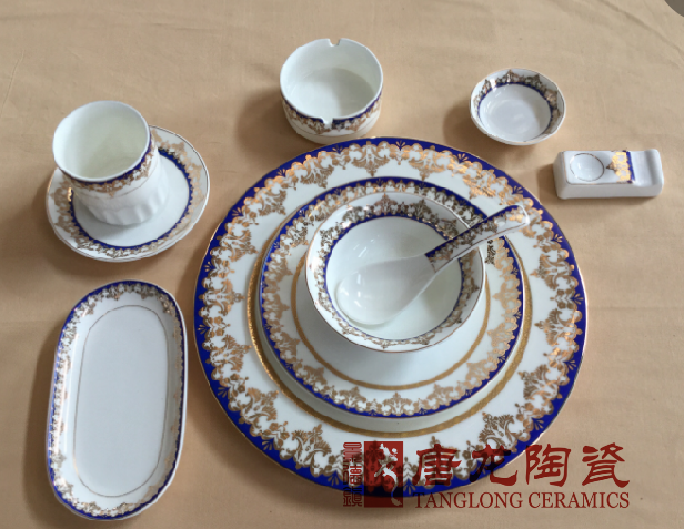 景德镇陶瓷餐具厂家家用礼品汤碗碟套装