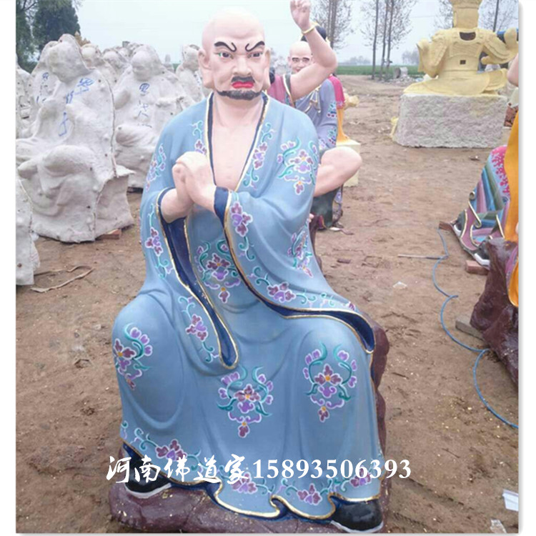 张天师彩绘树脂神像道教神像批发张天师树脂神像四大天师神像生产供应 张天师彩绘树脂神像