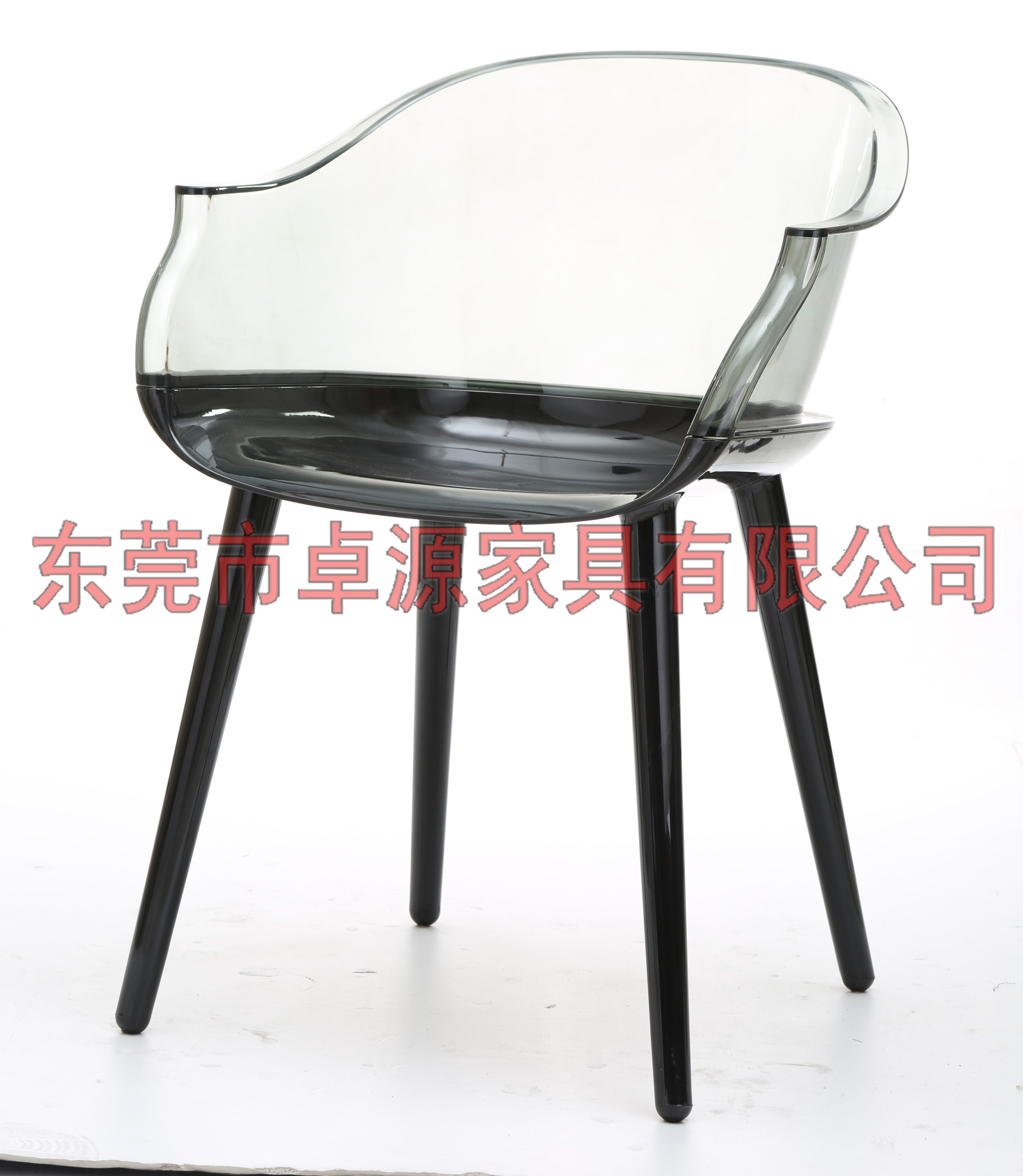 简约时尚亚克力椅子 透明塑料休闲椅 咖啡厅塑料椅  透明餐椅