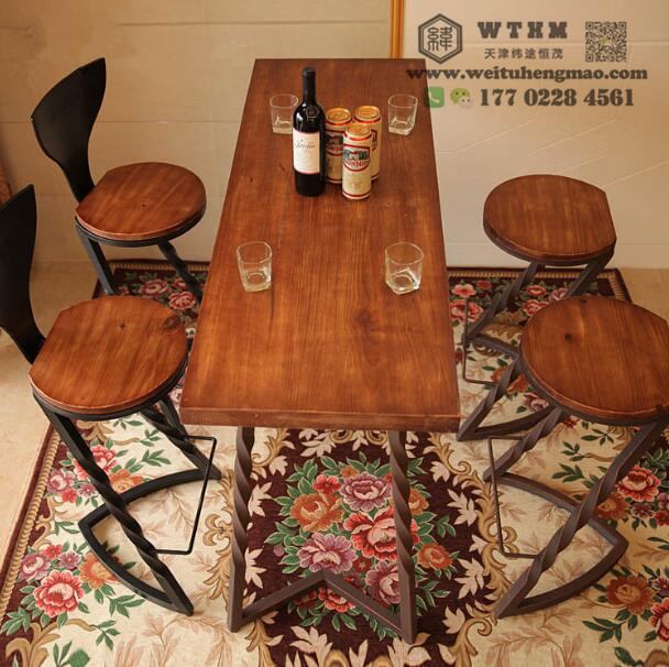 天津酒吧桌椅款式 酒吧桌椅专业生产 酒吧桌子定制图片