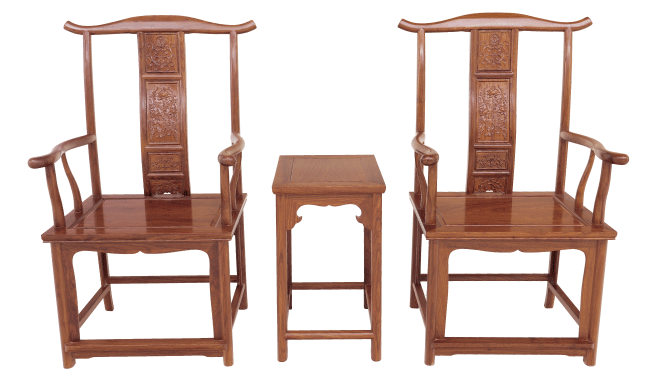 中式红木家具 古家具批发  非洲花梨木圈椅三件套