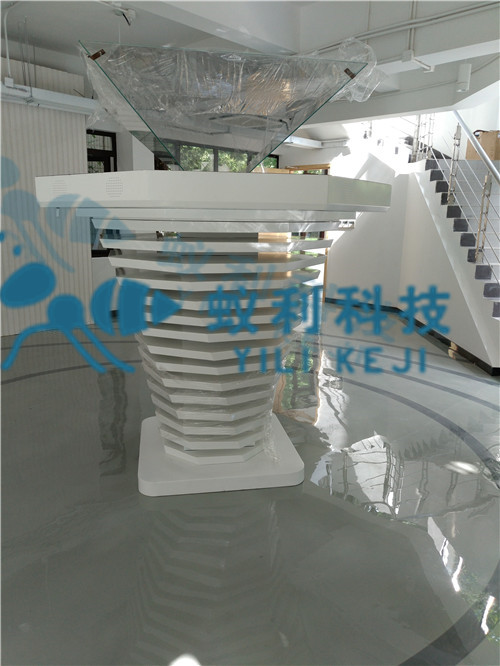 上海全息展示柜厂家专业生产全息柜 四面成像不一样的全息投影单面全息成像设备