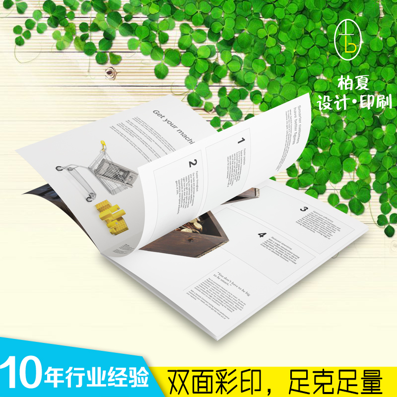 企业画册 产品目录 彩页设计印刷 宣传册设计印刷图片