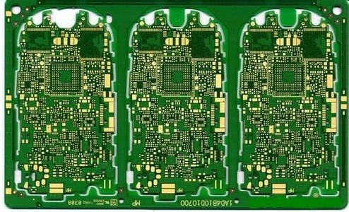 厂家直销双面沉金/电金板FR4PCB线路板接受来图定制双面镀金板图片