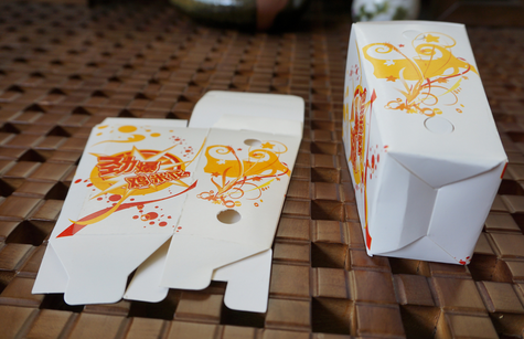 批发一次性食品包装薯条盒子 定制鸡块盒油炸鸡米花免折包装盒 食品包装盒子