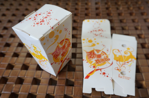 批发一次性食品包装薯条盒子 定制鸡块盒油炸鸡米花免折包装盒 食品包装盒子