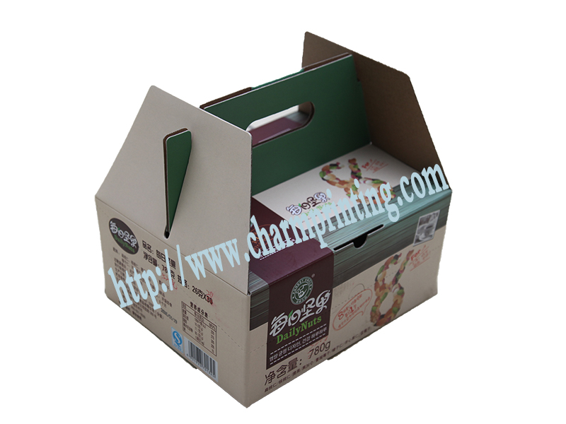 白卡彩色礼品盒定制折叠牛皮瓦楞纸盒土特产食品包装盒彩盒定做图片