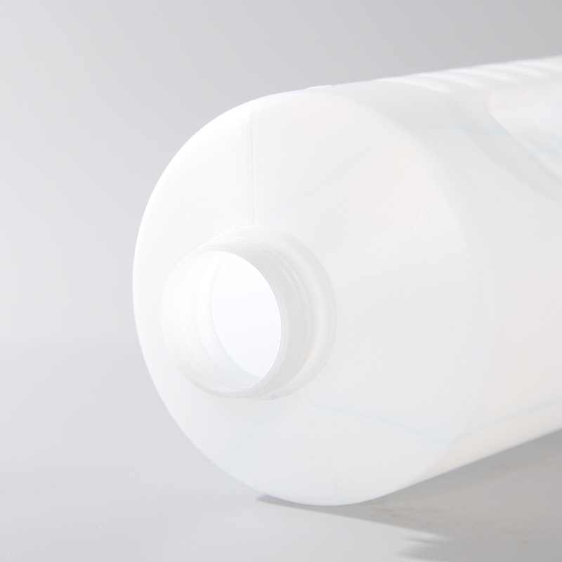 升半透明玻璃水防冻液塑料瓶化工桶带盖子食品级加厚 塑料圆桶 2L塑料圆桶