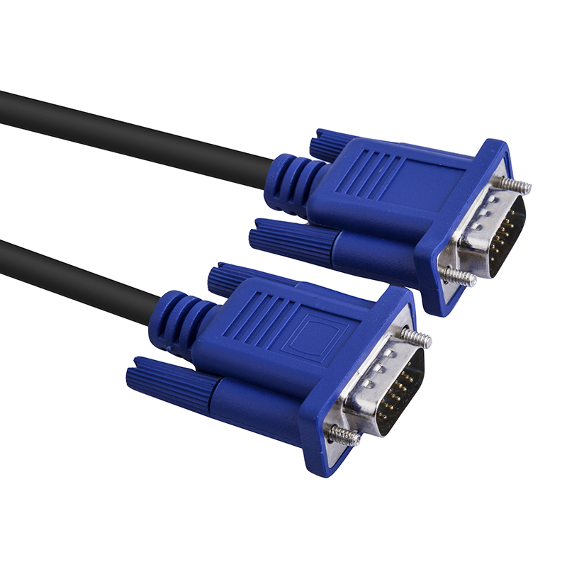 高品质VGA线 电脑显示器连接线 VGA cable 3+2 1.5米厂家直销 VGA连接线