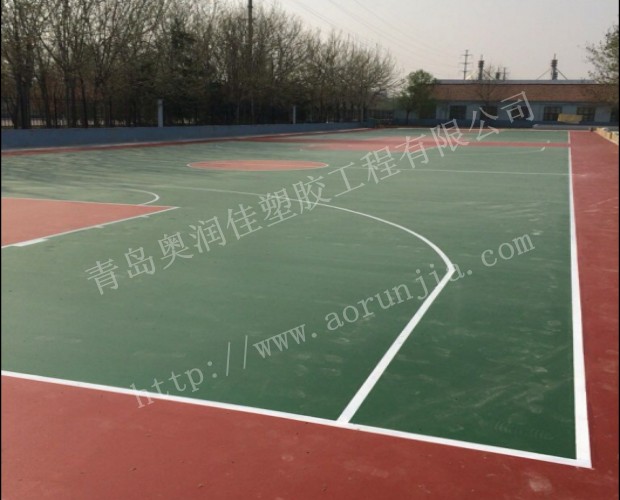 环保新型篮球场地面材料-耐磨硅PU球场 环保篮球场材料
