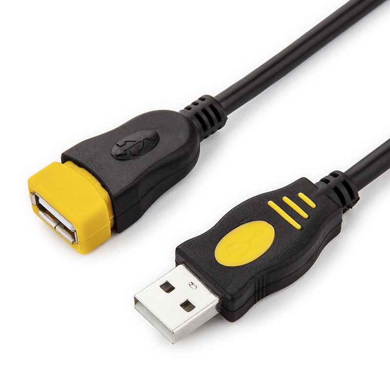 USB线厂家直销 全铜黑色USB延长线 3米USB公对母A/F数据延长线