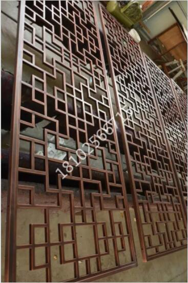 供应福建省泉州市镔纳铝铜隔断屏风厂家图片