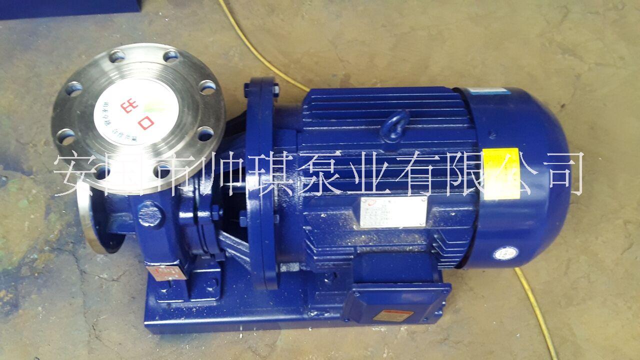 304材质ISHW100-160不锈钢水泵，河北防腐泵厂家