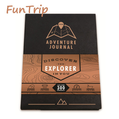 FunTrip专利 黑金款旅游日记冒险日记刮刮乐地图 刮刮旅游日记 冒险日记
