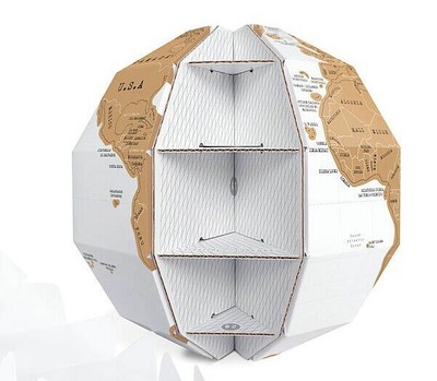 FunTrip Globe刮刮地图地球仪DIY组立式刮刮地球仪 3D刮刮地球仪