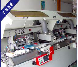 印刷器材批发供应大型全自动曲面丝印机彩色电脑控制印刷设备图片