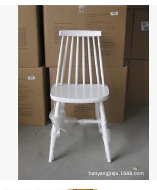 欧美田园风温莎椅厂家厂家直销实木竖条靠背欧美田园风温莎椅实木椅子休闲椅餐椅咖啡椅