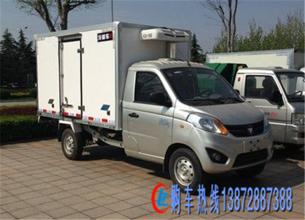 福田伽途2.8米冷藏车国五汽油机图片