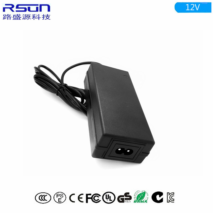 RSUN-供应12v5a桌面式开关电源 60W大功率电源适配器 过3C产品
