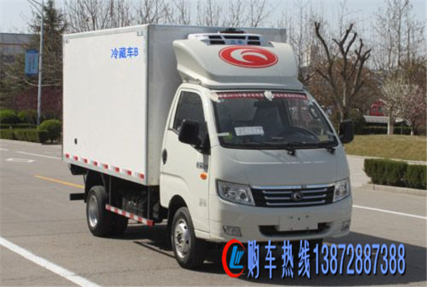 福田康瑞3.5米冷藏车国五汽油机图片