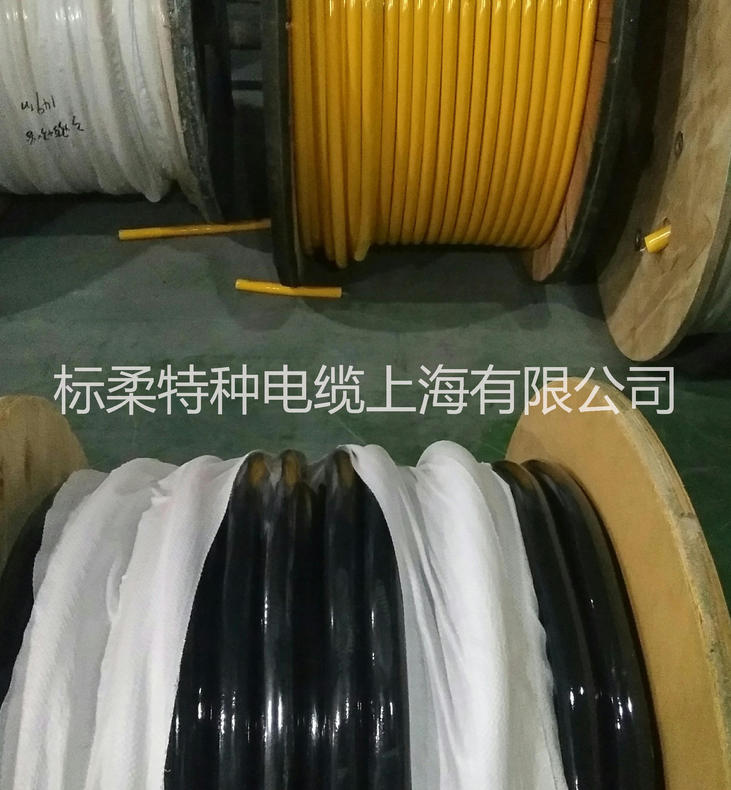 3X35+3X6 双护套卷筒电缆 抗拉钢丝绳防弹丝聚氨酯护套卷筒电缆可订制