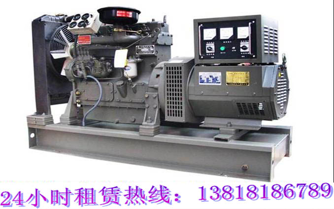 上海发电机租赁厂家 低噪音集装箱式发电机出租