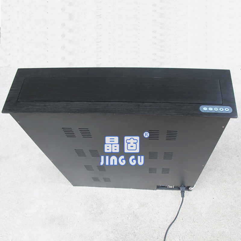晶固特价液晶屏升降器17-19-22-24寸会议桌电动隐藏超薄液晶显示器升降架