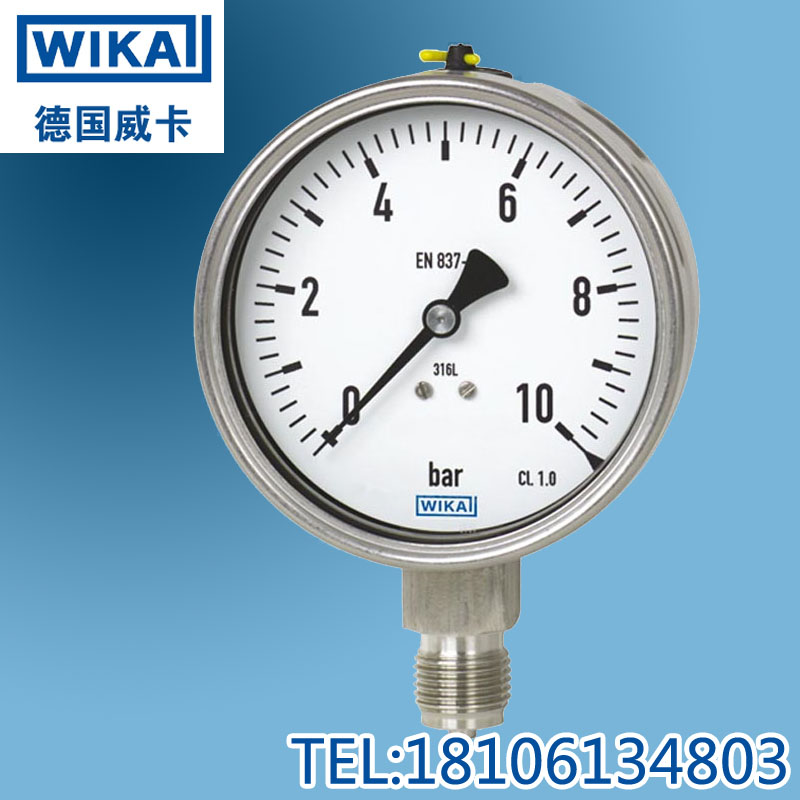 WIKA压力表10/16/25/40/60/MPa威卡压力表进口图片